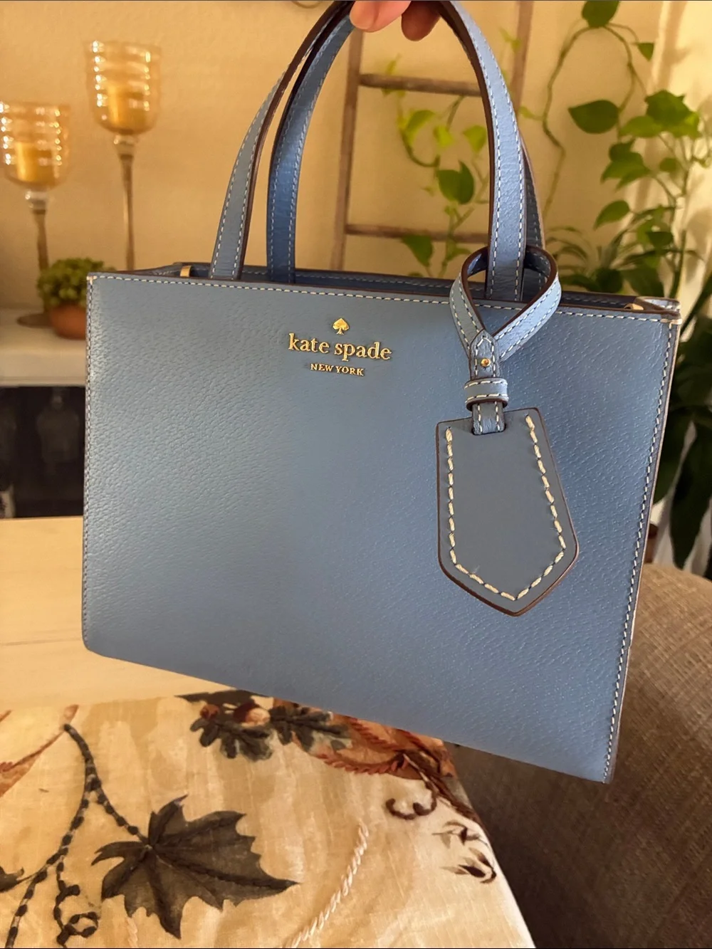kate spade Baby Blue Leather Satchel